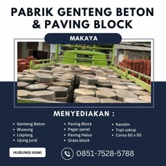 Agen Kebutuhan Genteng Beton Flat Per M2 Melayani Pasuruan