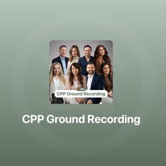 CPP Grounding Recording