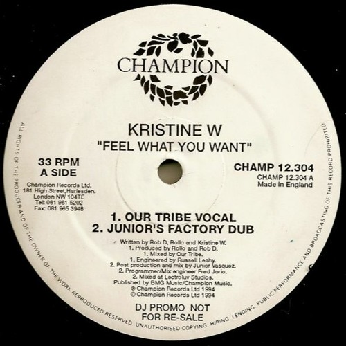 Kristine W - Feel What You Want (The Real Seb 2023 REMIX)