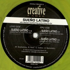 CCR-011 / Sueño Latino with Manuel Goettsching Performing E2-E4 (Derrick May Remixes)