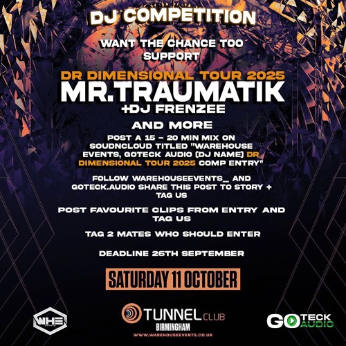 TRAUMATIK TOUR COMP ENTRIES
