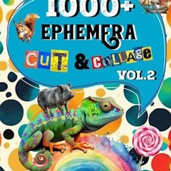 +( 1000+ Ephemera Cut and Collage Art Book Vol.2, Over 1000+ High Quality Images Of Botany & An