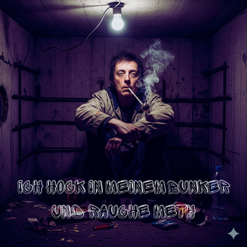 Ich Hock in meinem Bunker und rauche Meth
