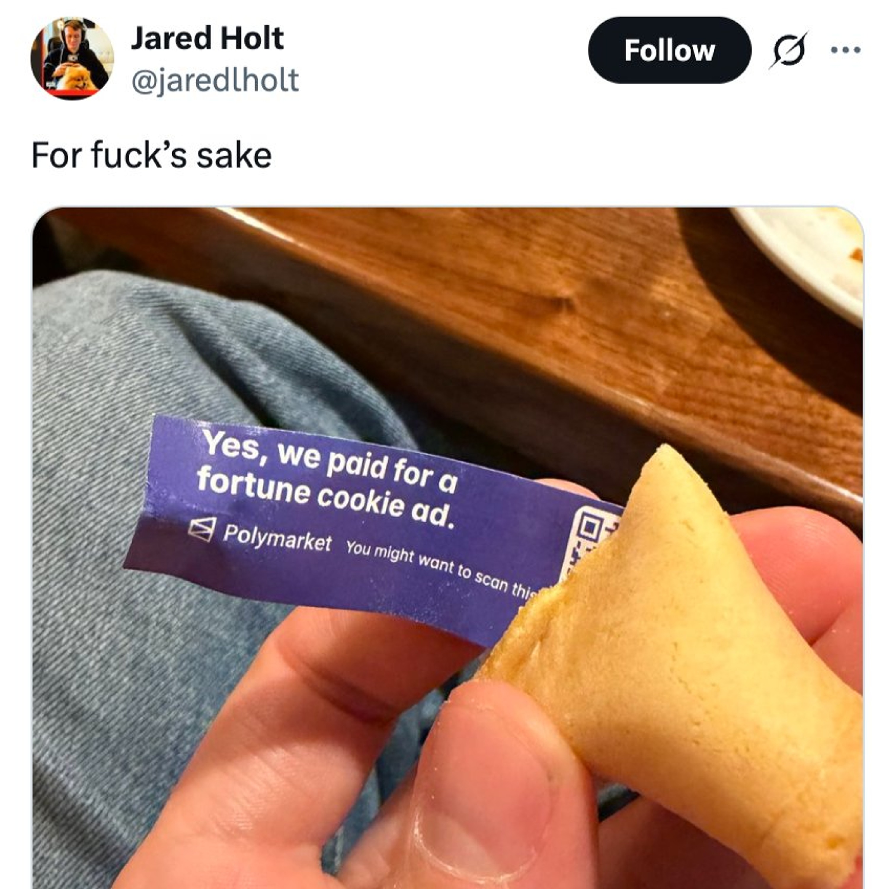 There Are Polymarket Ads In Fortune Cookies