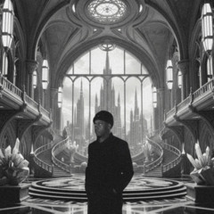 Digital rain dissolve in the grey scale