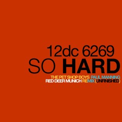 PET SHOP BOYS - SO HARD (PAUL MANNING RED DEER MUNICH REMIX UNFINISHED)