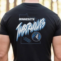 Minnesota Timberwolves Sportiqe Women’s Phoebe Super Soft Tri Blend 2024 Shirt