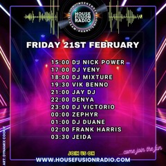 House Fusion Radio "Midnight Vibes #31" Feb. 21st, '25