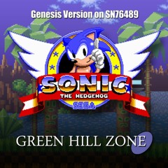 Sonic The Hedgehog (SMD) - Green Hill Zone (Master System Cover) SN76489 (2023)