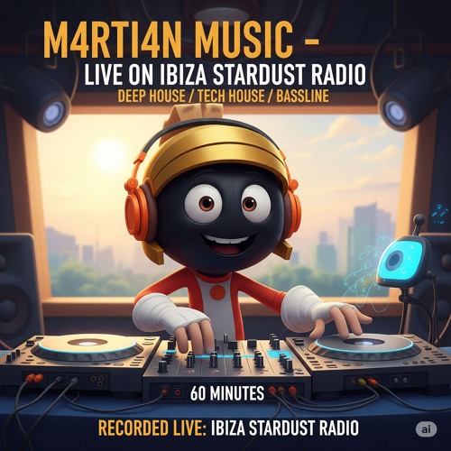 Deep House Ibiza DJ Mix (60 Min) - Live Stardust Radio Set by M4RTi4N MUSiC