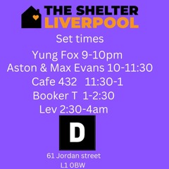 Yung Fox live at The Shelter Liverpool 5. 25/11/23