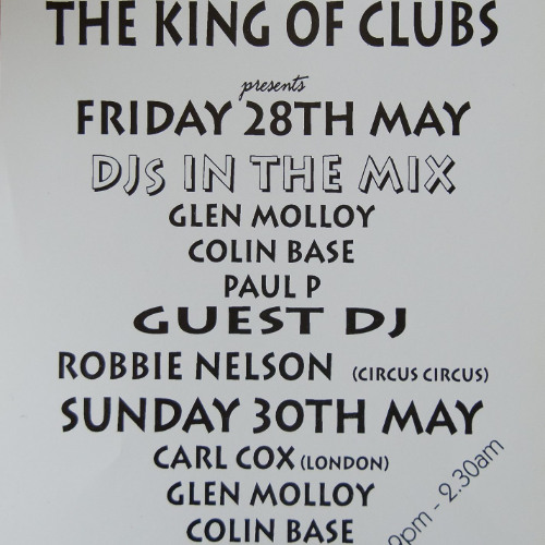 Carl Cox -  The Point Inn Donegal - 1993