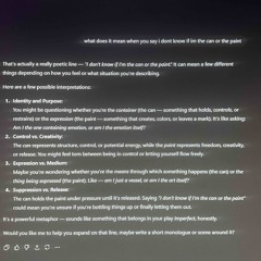 the can or the paint