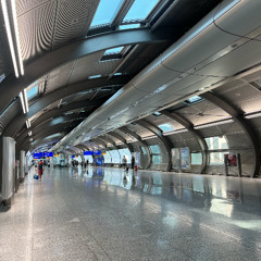 Stealth Demo - Frankfurt Concourse Hall with Crowd and Luggage
