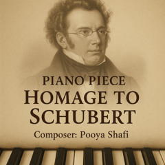 Piano piece Hommage to Schubert