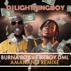 Burna Boy x Fireboy dml Amapiano Remixe - Dj LightningBoy