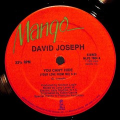 David Joseph - You can't hide (Edit)
