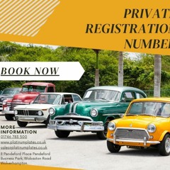 Get Best Price Private Registration Number in the UK