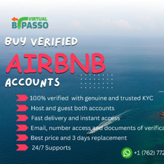 Verified airbnb accounts with 100% genuine and trusted KYC