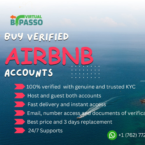 Verified airbnb accounts with 100% genuine and trusted KYC