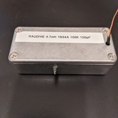 Raudive Diode Detector - 47mH Unshielded Inductor - Amplified - In Field