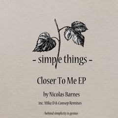 [STRD036] Nicolas Barnes - Closer To Me (Mike.D Remix)