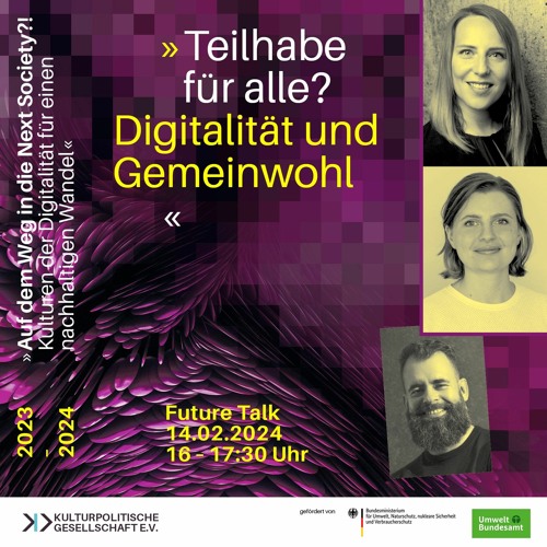 Stream episode Futuretalk 3: Teilhabe für alle? Digitalität und ...