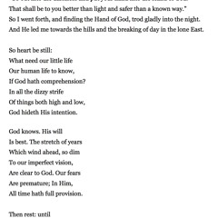 496 God Knows (The Gate of the Year) by Minnie Louise Haskins