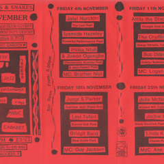 Apples and Snakes,  Covent Garden Community Centre, 25 Nov 1988