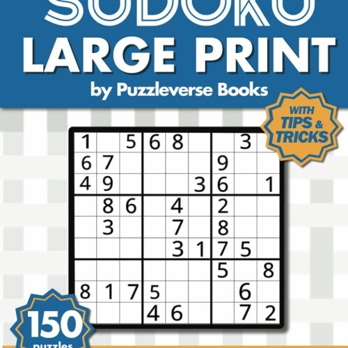 Stream episode kindle online Sudoku Large Print With Tips and