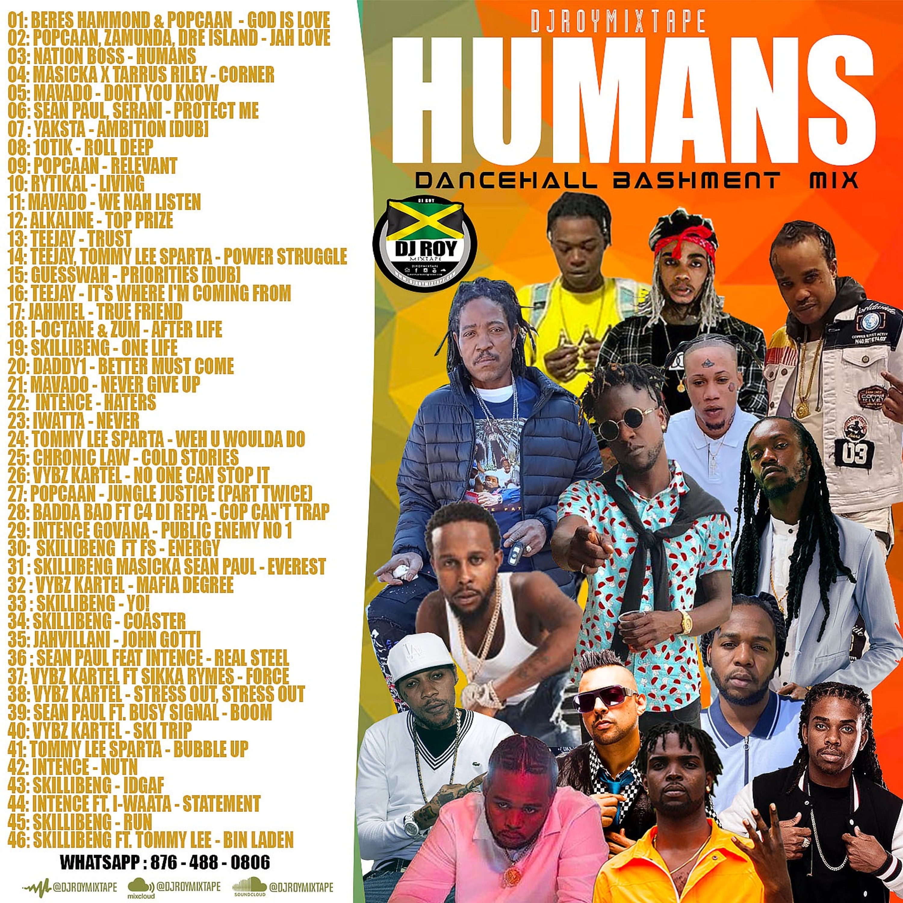 DJ ROY HUMANS BASHMENT DANCEHALL MIX [APRIL 2021]