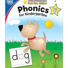 ^#DOWNLOAD@PDF^# Phonics Workbook for Kindergarten, Sight Words, Tracing Letters, Consonant and