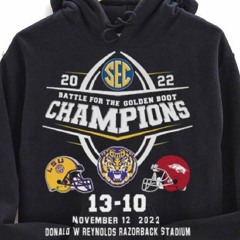 Lsu Tigers 2022 Battle For The Golden Boot Champions Shirt