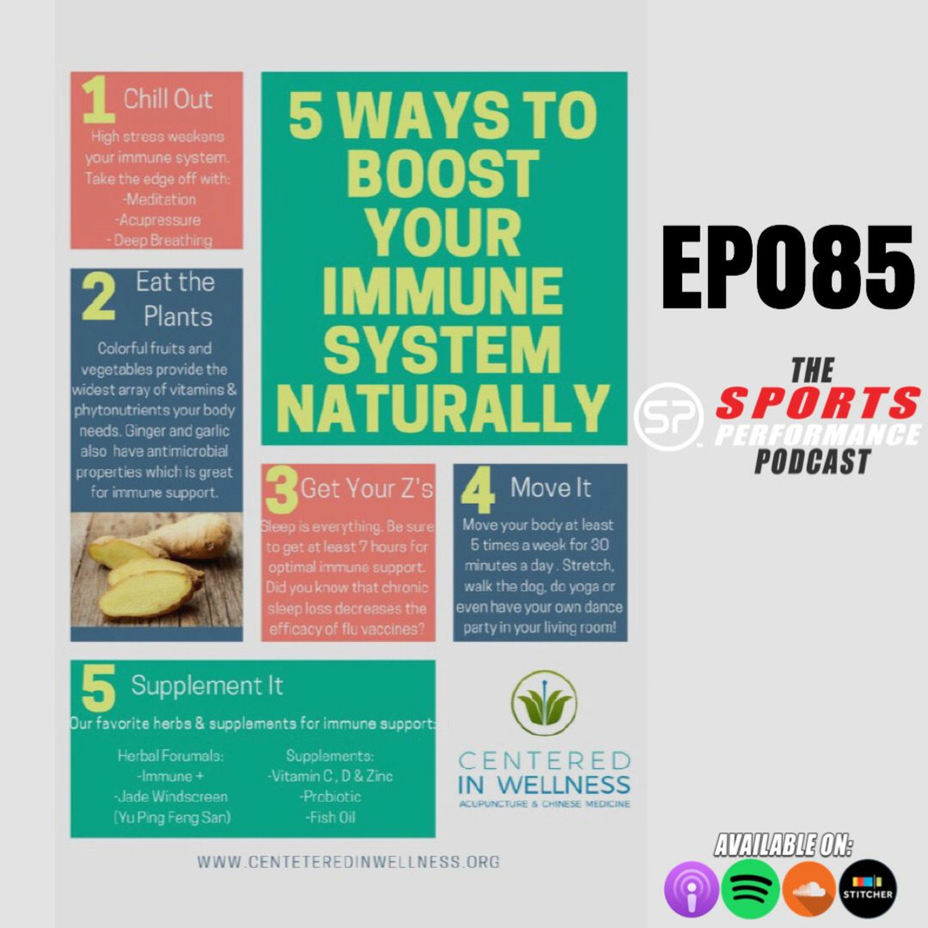 EP085 5 Ways to Boost Your Immune System Naturally episode artwork