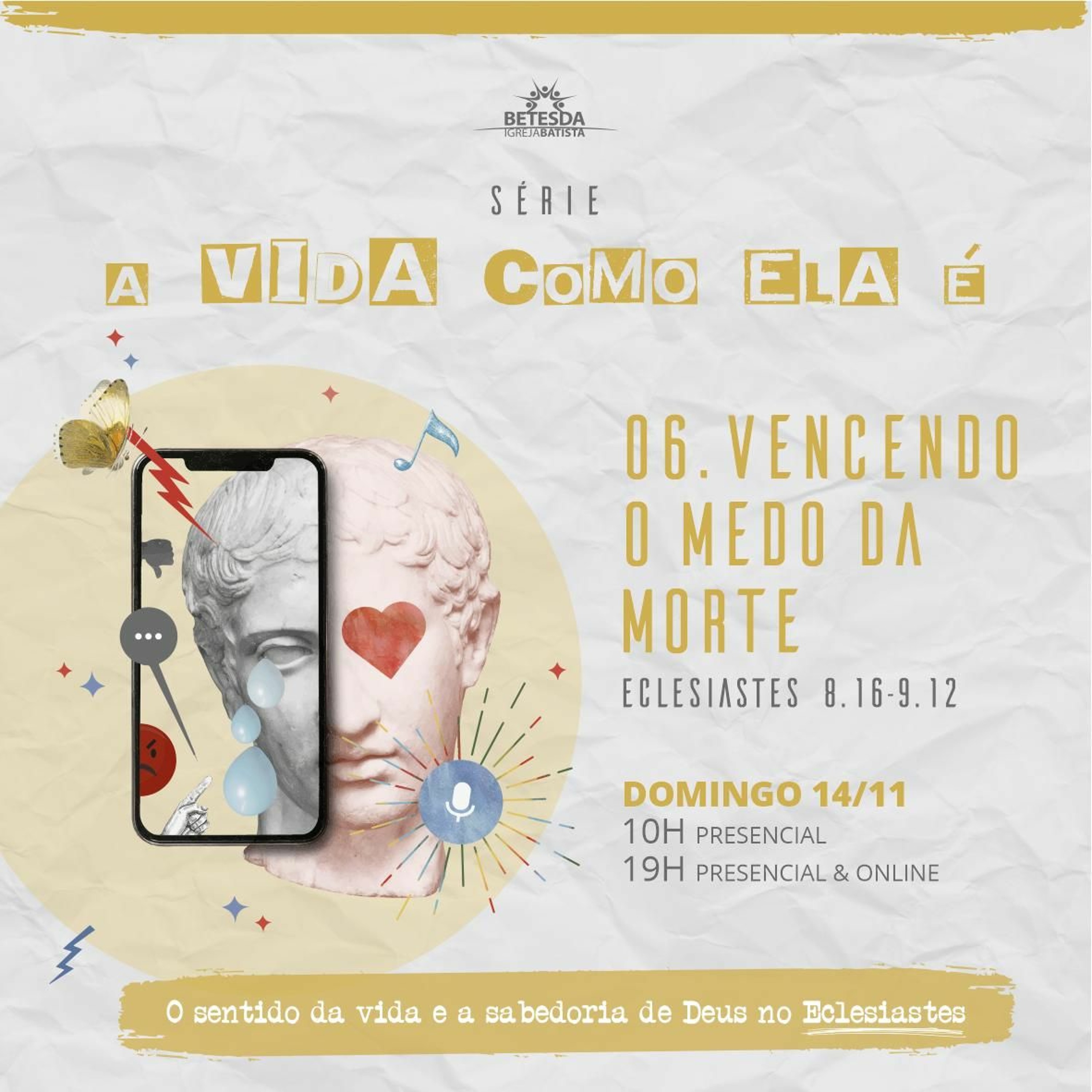 6. Vencendo o medo da morte | Eclesiastes 9 - Pr. Ricardo Capler episode artwork
