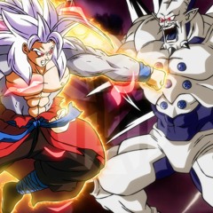 Xeno Goku SSJ5 Vs Super Omega Shenron