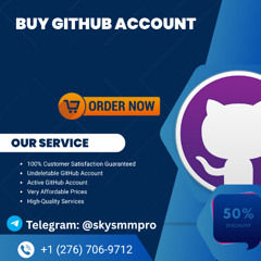 Buy GitHub Accounts – Verified, Aged, and Ready for Development or Business
