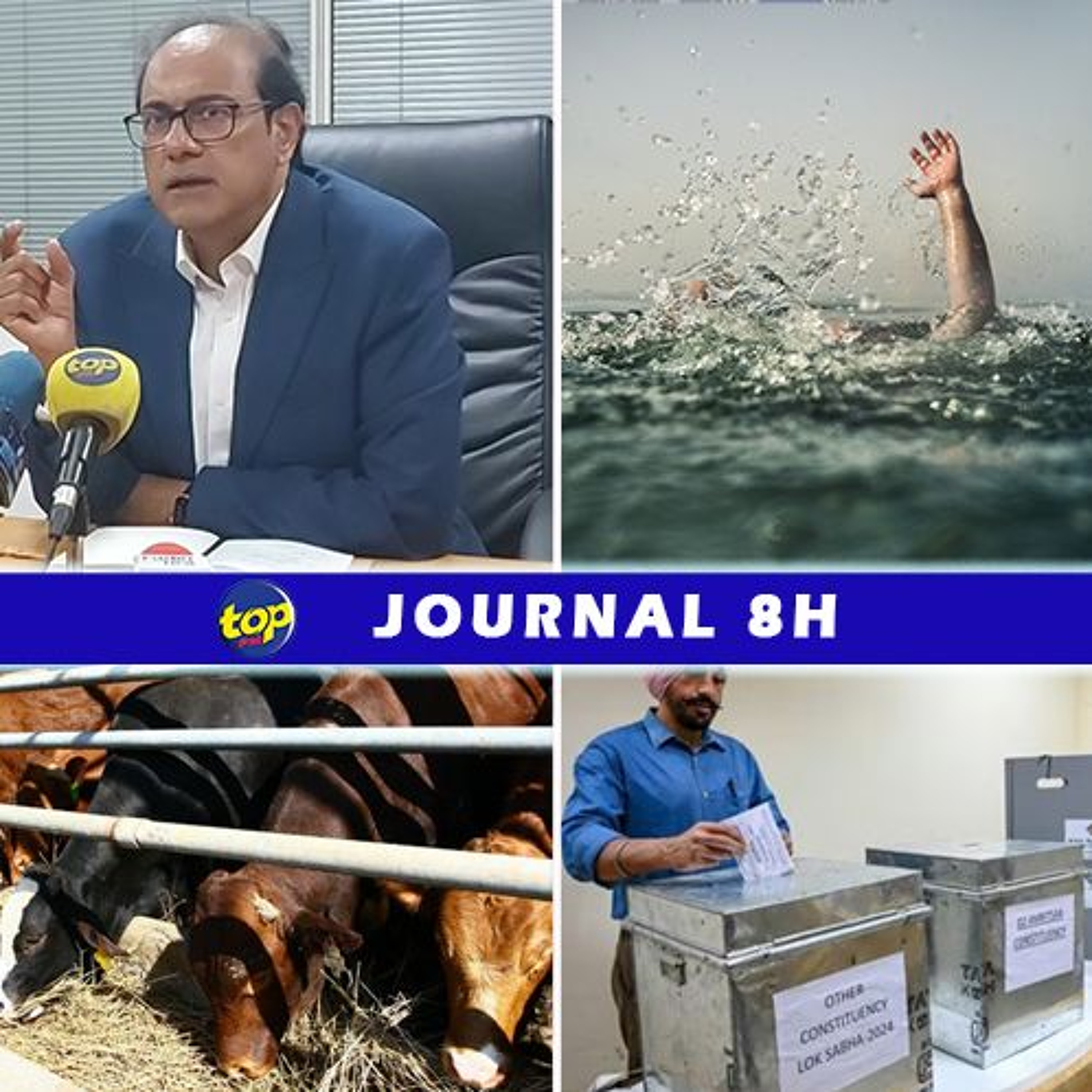 Le journal de 8H de ce samedi 1 juin 2024