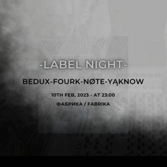Fourk Record.- Label Night -Note set