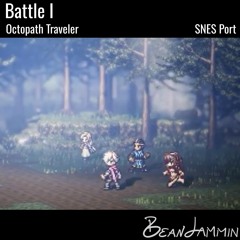 Octopath Traveler - Battle I (SNES Cover)