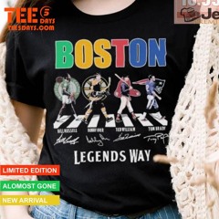 Original Boston Celtics Bruins Red Sox New England Patriots The Legends Way T Shirt