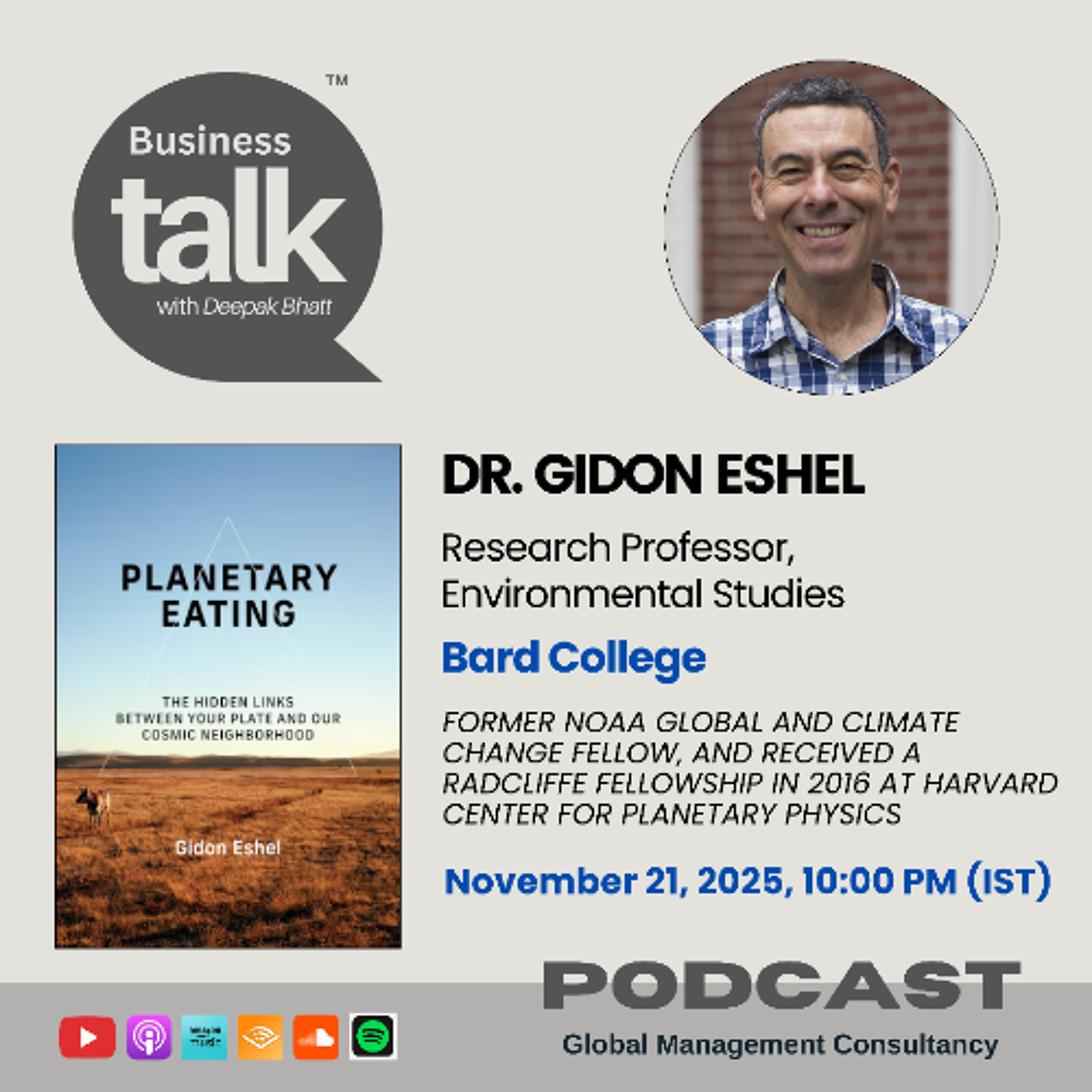 The Science Behind Sustainable Eating: Insights from Dr. Gidon Eshel episode artwork