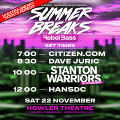 Dave Juric - Stanton Warriors Warm Up - Summer Breaks 2025