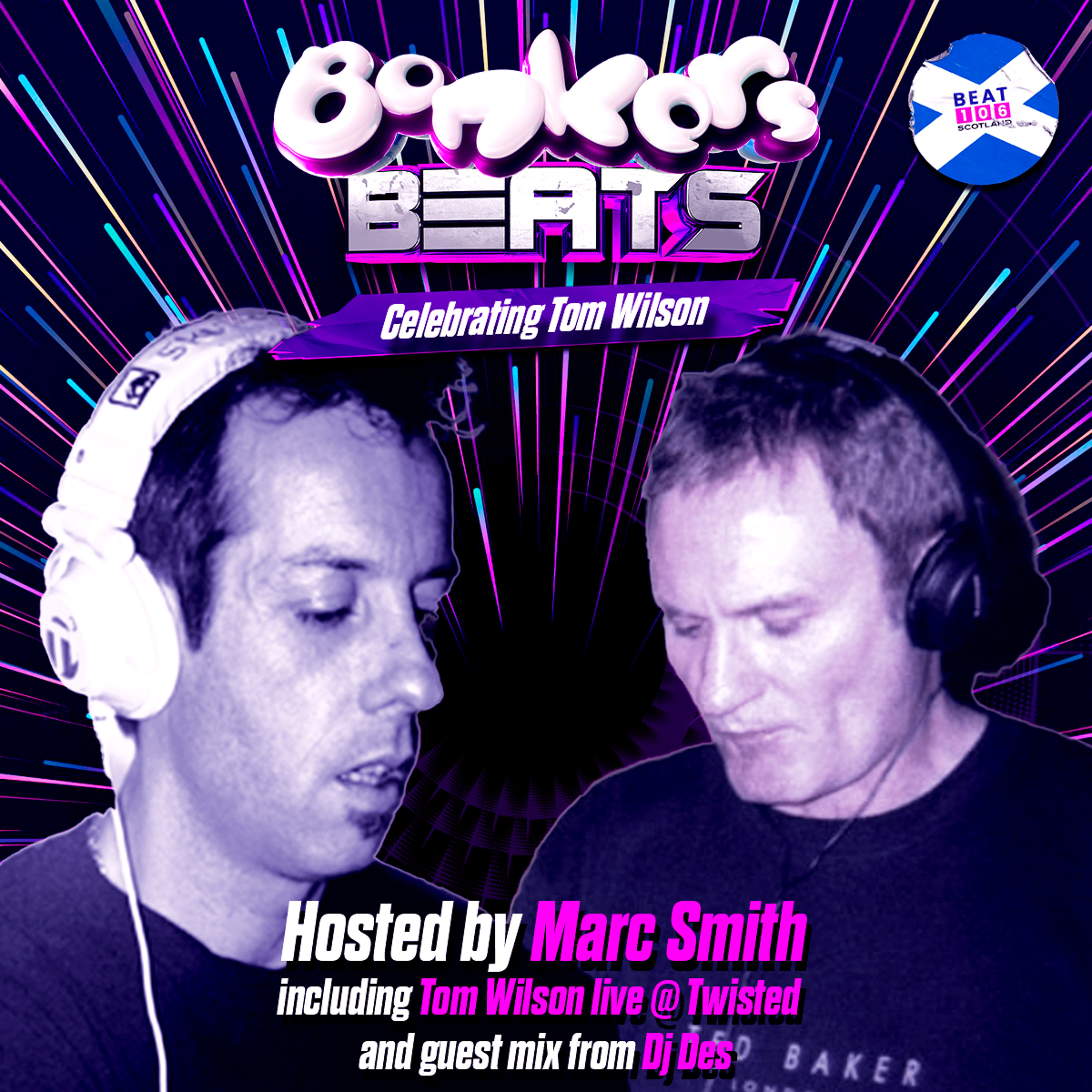 Marc Smith + Tom Wilson "Live at Twisted" - Bonkers Beats 120A - 06.03.23