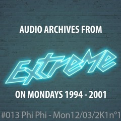 #013 Extreme on Mondays  12/03/2001 Part 1