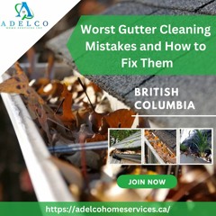 6 Ways How To Avoid Gutter Cleaning Mistakes In Burnaby