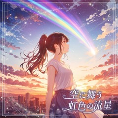 M空に舞う虹色の流星