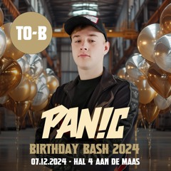 DJ TO-B - Panic Birthday Bash 2024