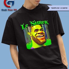 Le Shrek LeBron James cartoon shirt