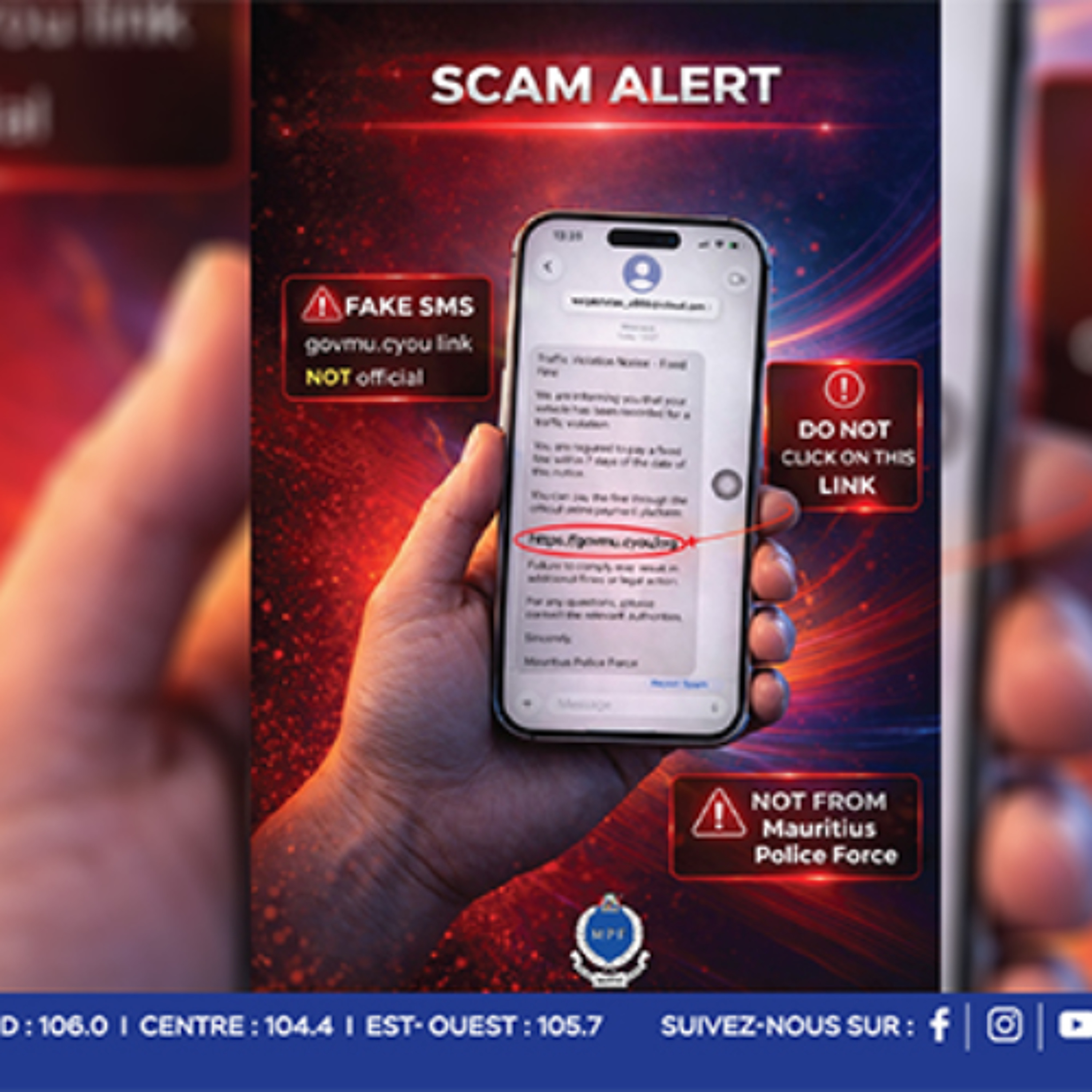 Messages frauduleux : la police met en garde contre les SMS suspects episode artwork